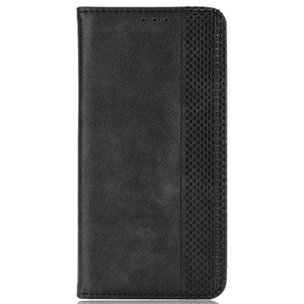 Nothing Phone (2a) Plus Plånboksfodral Retro Kickstand - Svart Svart