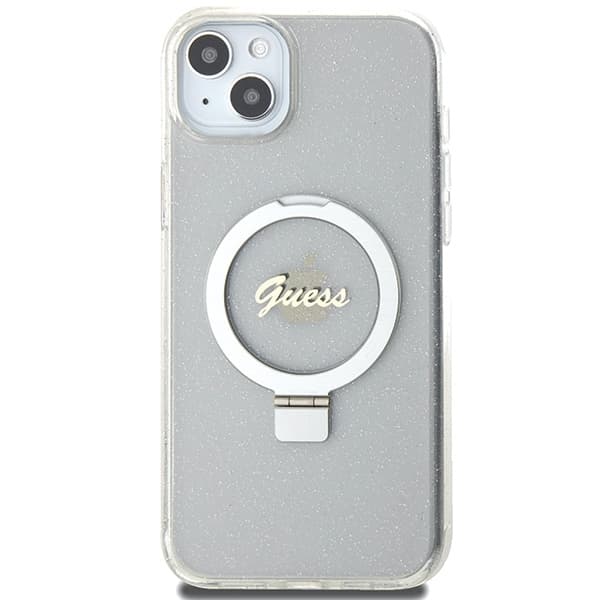 Guess Mobilskal till iPhone 14 Plus/15 Plus MagSafe Ring Stand