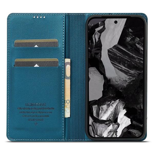 LC.IMEEKE L1 Series Google Pixel 8a Plånboksfodral Konstläder - Blå