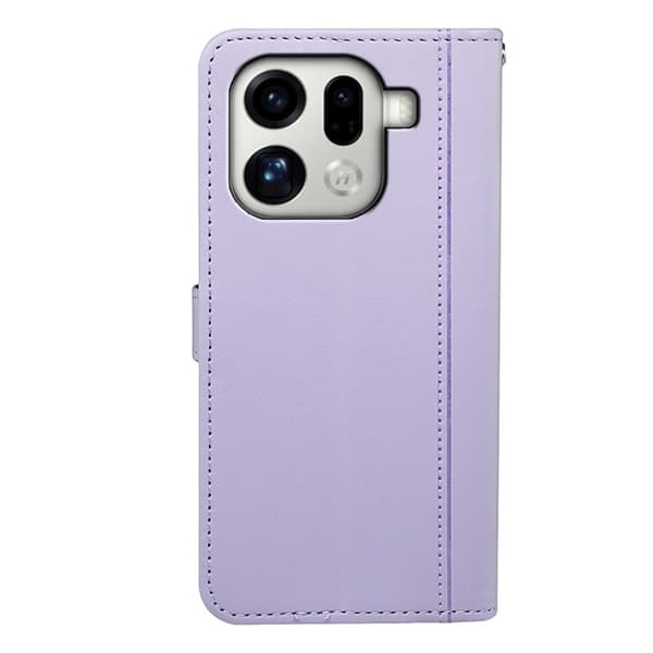 Oppo Find X9 Pro 5G Plånboksfodral Konstläder - Lila