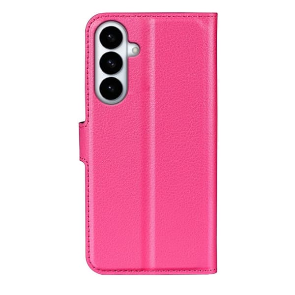 Plånboksfodral för Samsung Galaxy S26 Plus Stativ Konstläder - Rosa