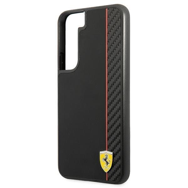 Ferrari On Track Carbon Stripe Skal Galaxy S22 Plus - Musta Black