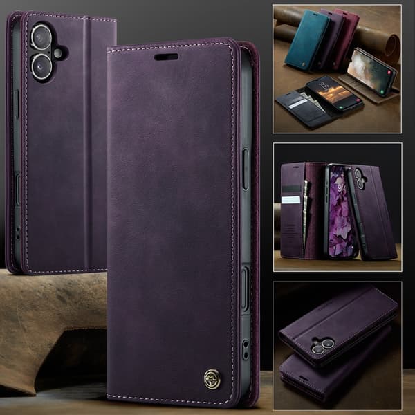 Caseme iPhone 17 Plånboksfodral RFID-Skydd 033 Series - Lila Lila