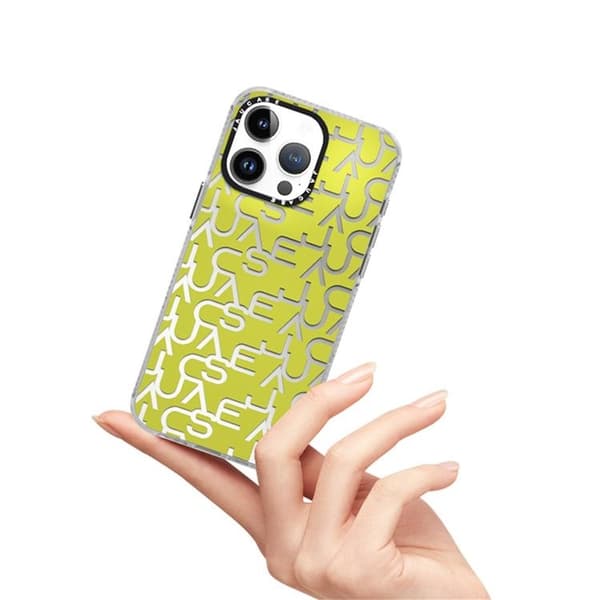 JAUCASE Mobilskal till iPhone 15 Pro Max Letters Design Matte - Svart Svart
