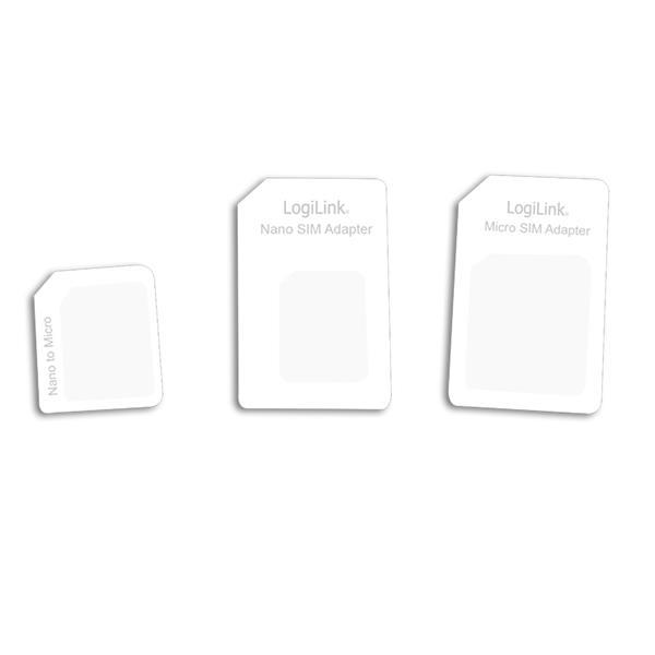 LOGILINK SIM-kortadaptere 3-pak