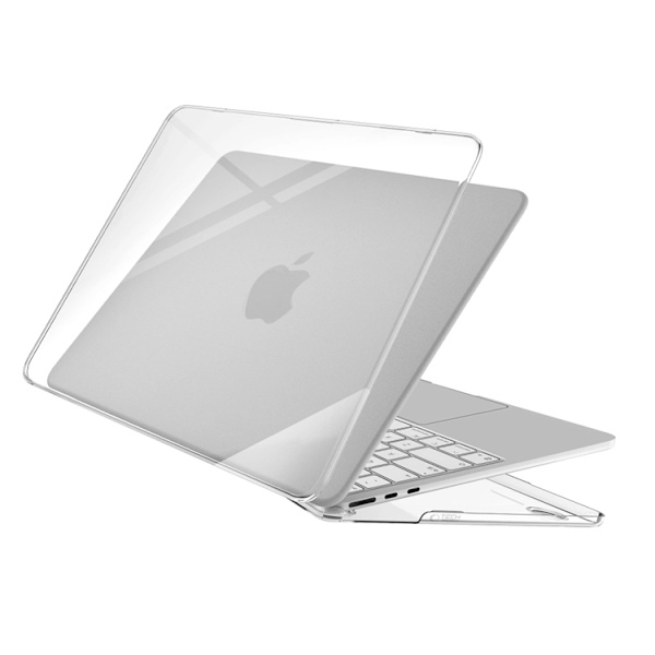 Tech-Protect Fodral För Macbook Air 15 Soft Shell - Crystal Clear Transparent