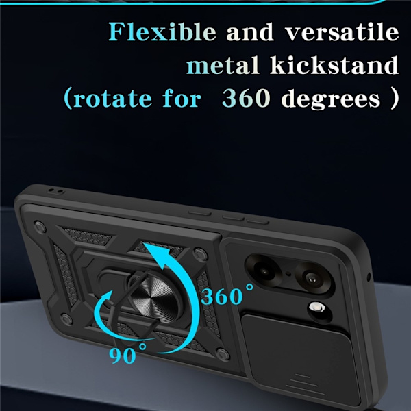 Mobilskal till OnePlus Nord CE5 Slide Camera Kickstand - Blå Blå