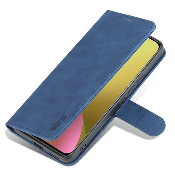 AZNS Xiaomi 12 Lite 5G Plånboksfodral Konstläder - Blå