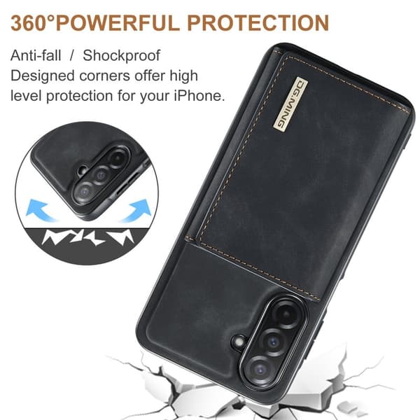 DG.MING M1 Series Mobilskal till Samsung Galaxy A26 5G Kickstand Svart