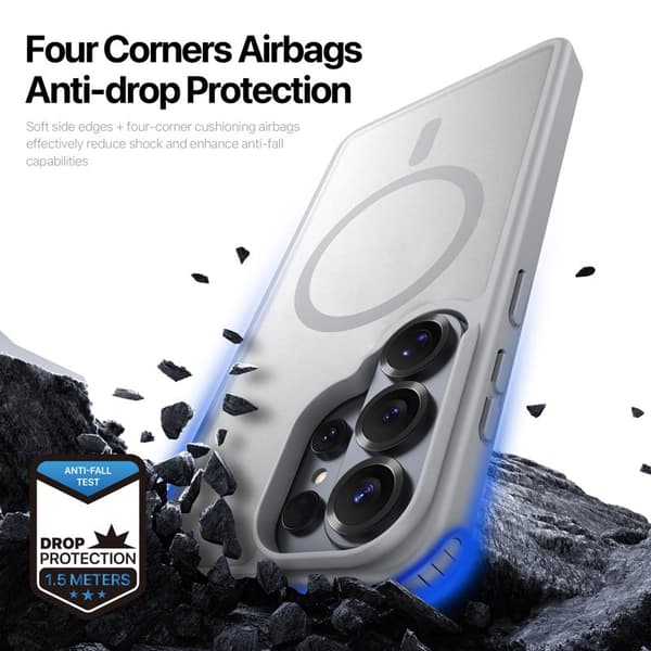 Dux Ducis Mobilskal för Samsung Galaxy S26 Ultra Magnetiskt PC + TPU - Grå