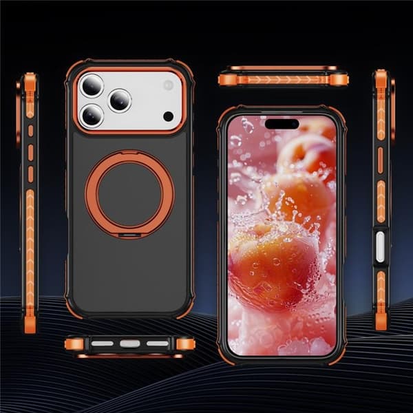 Mobilskal till iPhone 17 Pro Max MagSafe Skin Touch - Orange Orange