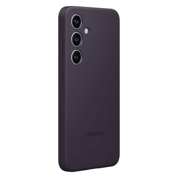 Samsung Galaxy S24 Plus Silikon Cover - Mørklilla Lila