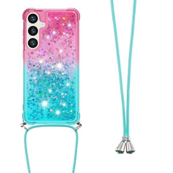 Samsung Galaxy S26 Pro Skal Gradient Quicksand TPU - Rosa/Sky Blue