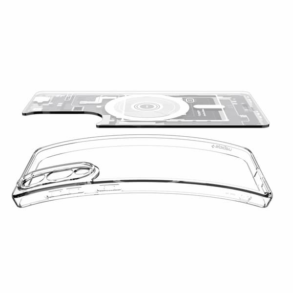 Spigen Mobilskal till Galaxy S25 Edge Magsafe Ultra Hybrid Zero One Vit