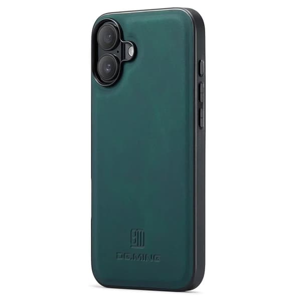 DG.MING Mobilskal till iPhone 16 Hybrid Läder - Grön Grön