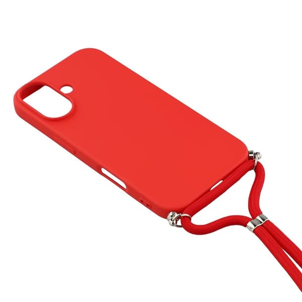 Mobilskal till iPhone 17 Med Axelrem - Röd Röd