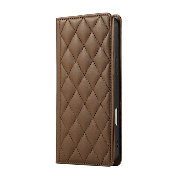iPhone Air Plånboksfodral RFID Rhombus Läder - Brun Brun