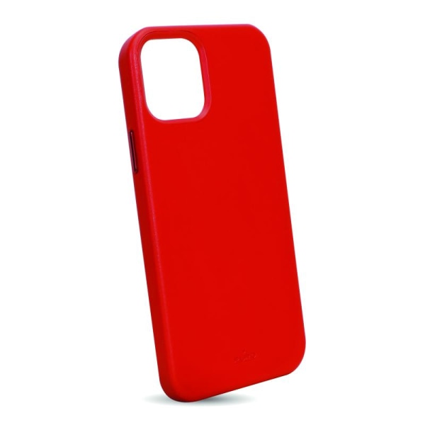 Puro Sky nahkainen matkapuhelinkotelo iPhone 12 & 12 Pro - punainen Red