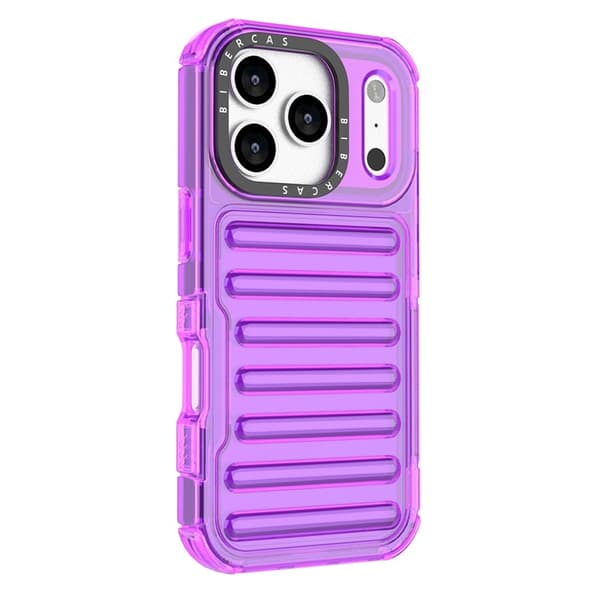 Mobilskal till iPhone 17 Pro Stripe Design Detachable - Lila Lila