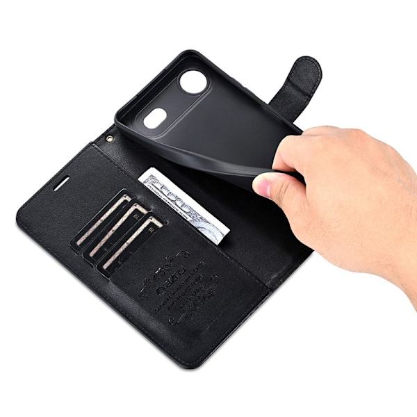 AZNS iPhone Air Plånboksfodral Anti-Scratch Konstläder - Svart