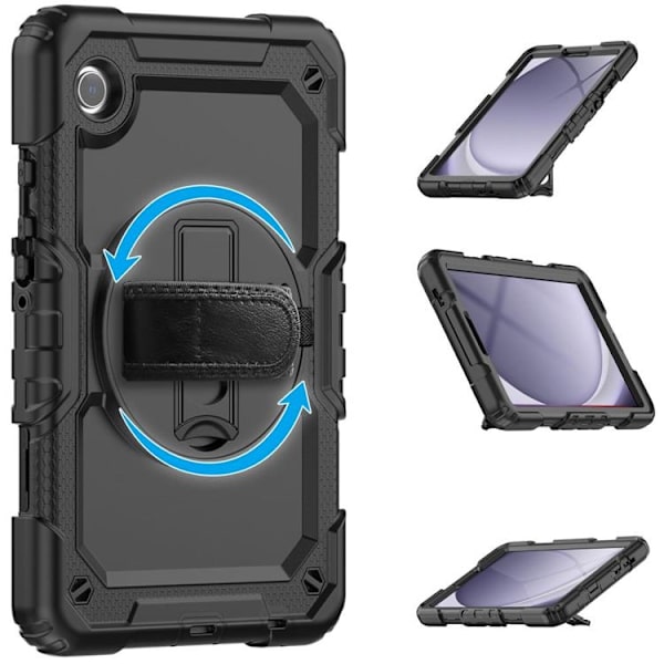 Tech Protect Galaxy Tab A9 Fodral Canvas - Svart