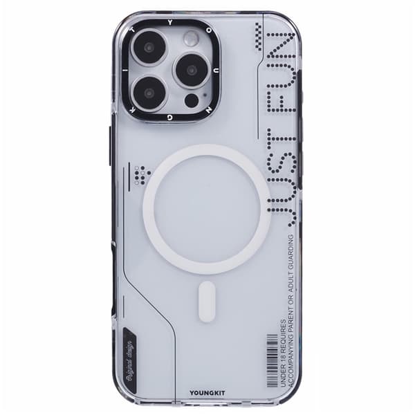 Youngkit Mobilskal till iPhone 16 Pro Magafe Detachable 2-in-1 Svart