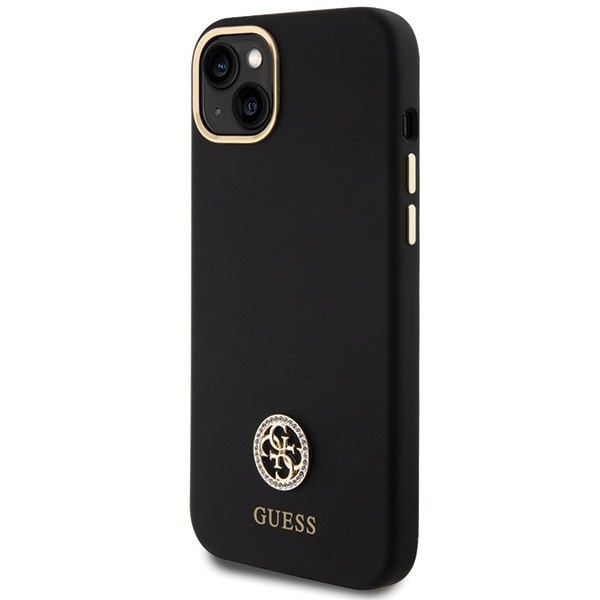 Guess Mobilskal till iPhone 14 Plus/15 Plus MagSafe Silikon Strass 4G