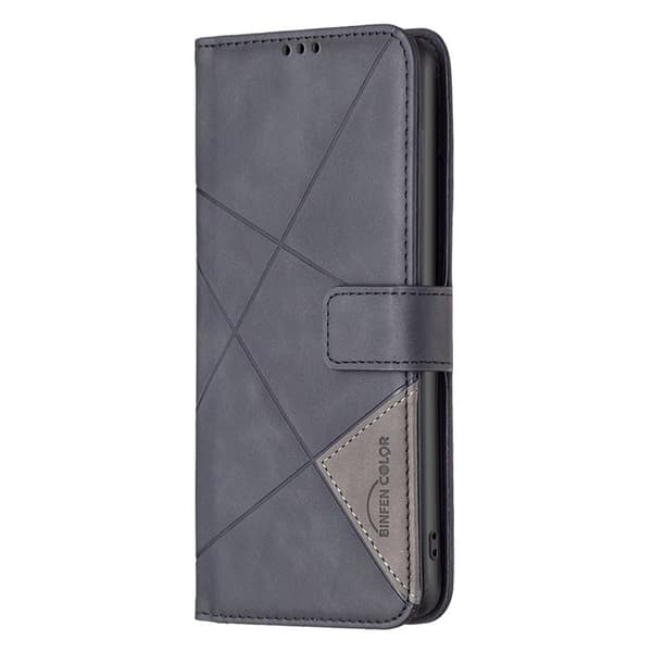BINFEN Samsung Galaxy A57 Plånboksfodral Konstläder - Svart