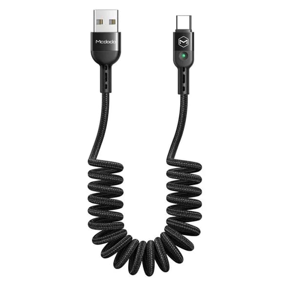 MCDODO USB-A - USB-C Kabel 1.8m Omega QC 4/3 - Svart Svart