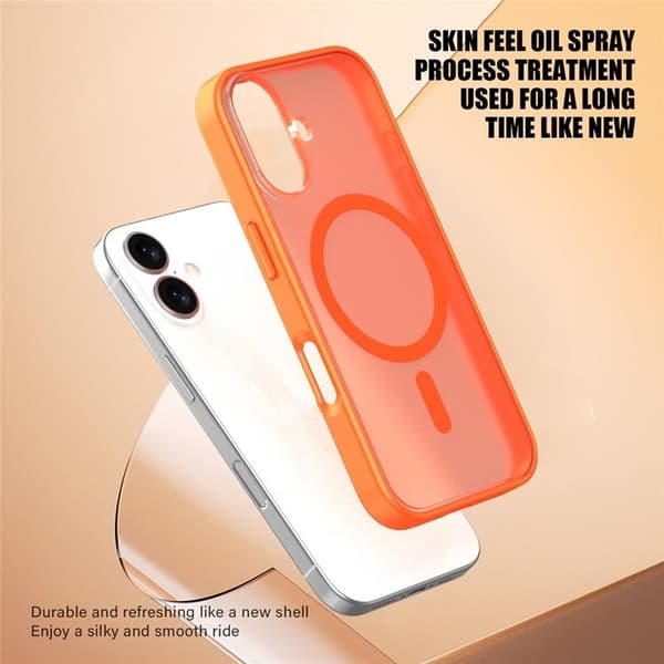 Mobilskal till iPhone 17 MagSafe Skin Feel - Rosa Rosa