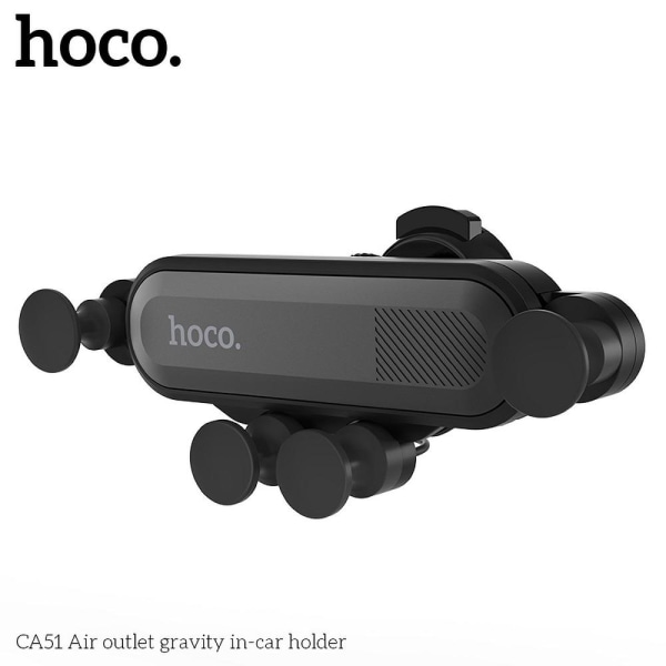 HOCO Mobilhållare Air outlet gravity CA51 Svart
