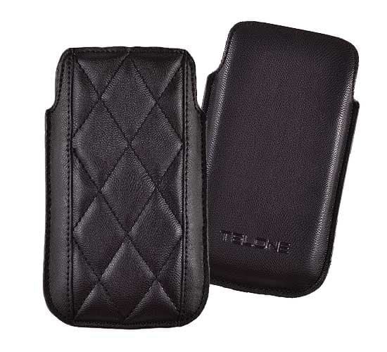 FORCELL Piko läderpouch (Svart) Black