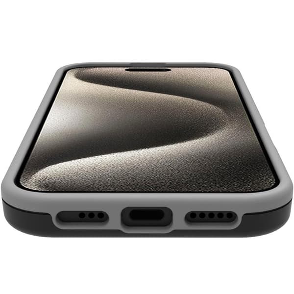 Celly Mobilskal till iPhone 16 Pro Max Bumper - Svart/Vit Svart