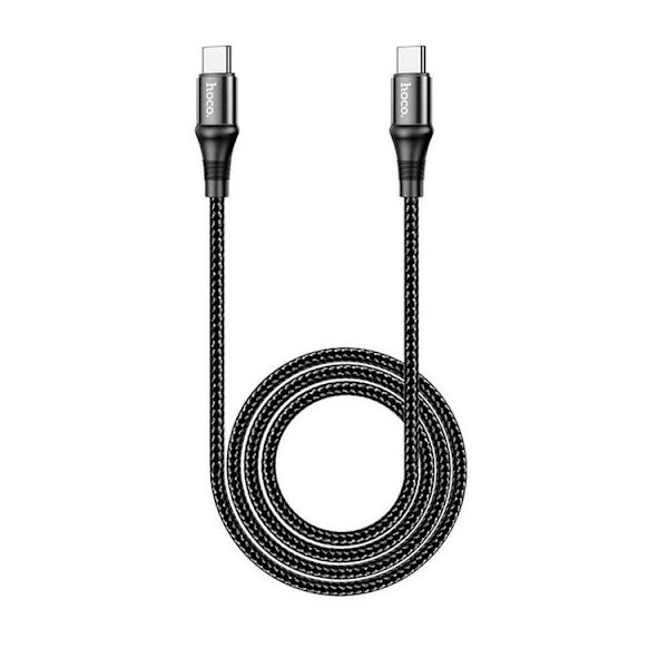 Hoco Exquisito USB-C till USB-C kabel 100W 1m - Svart Svart