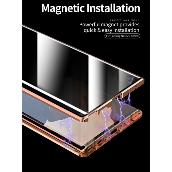 Magnetic Metal Skal Till Galaxy Note 20 - Grön Grön