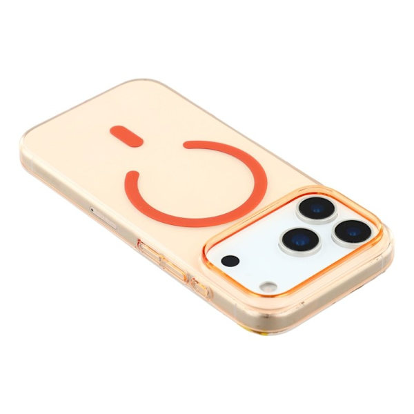 X-LEVEL Mobilskal till iPhone 17 Pro MagSafe Transparent Orange