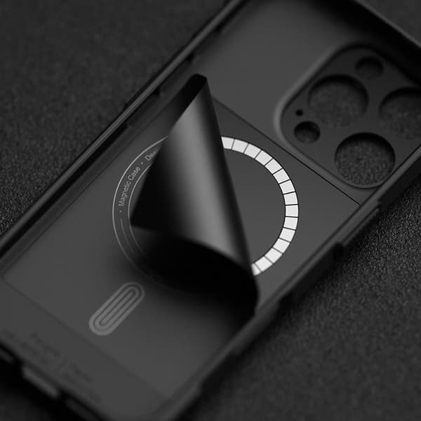 Ringke Telefontaske til iPhone 16 Pro Magsafe Rugged Gear - Sort Svart
