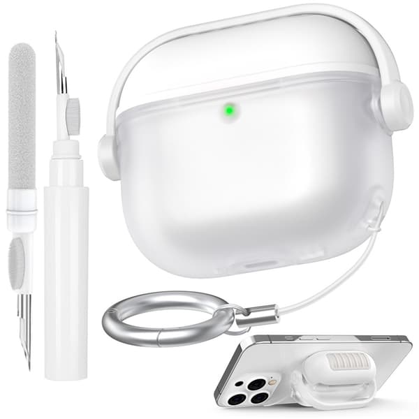 AHASTYLE AirPods 4 Mobilskal Silikon WG174 - Vit Vit