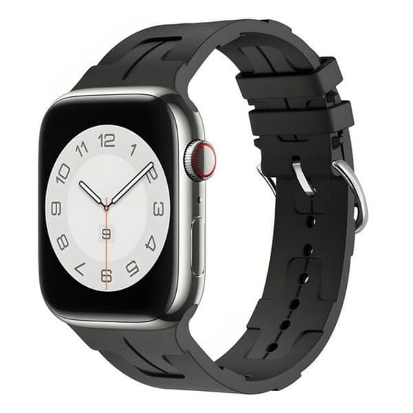 Beline Apple Watch (42/45/45/49mm) Armbånd Silikone Ultra - Sort Black