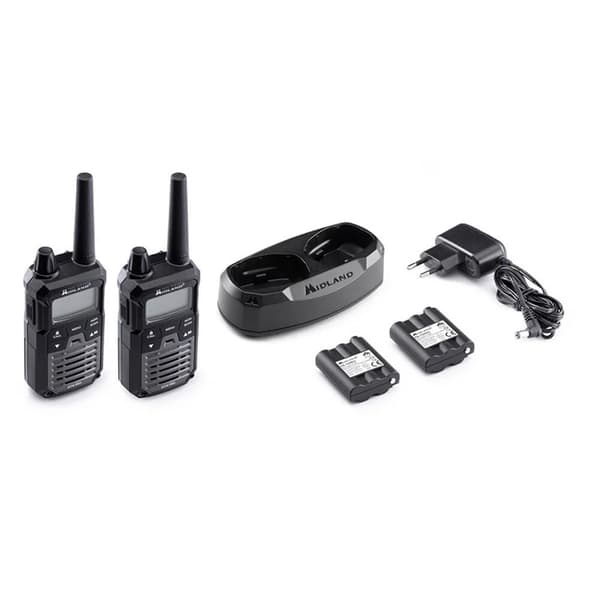 Midland Walkie Talkie XT70 Pro Duo - Svart/Mörkgrå