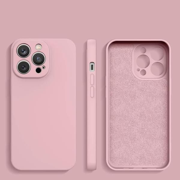 iPhone 14 Plus Skal Silicone - Rosa Rosa