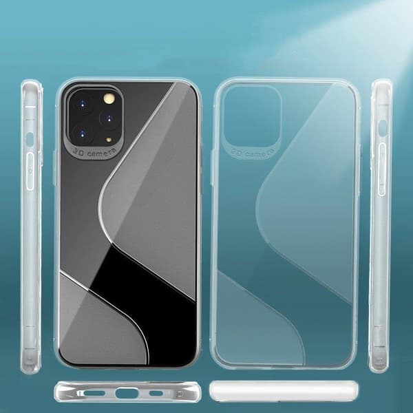 S-Line joustava suojakuori Huawei P40 Lite E - sininen Blue