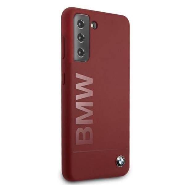BMW Silicone Signature Logo Cover Galaxy S21 5G - punainen Red