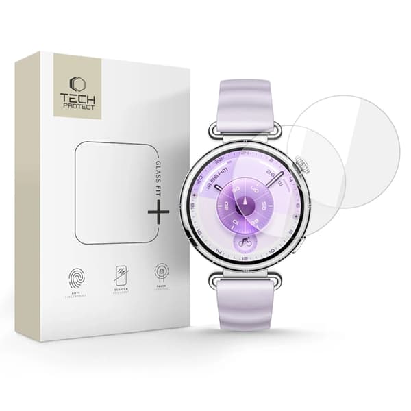 Tech-Protect [2-Pack] Huawei Watch GT 6 (41mm) Härdat glas Skärmskydd Transparent