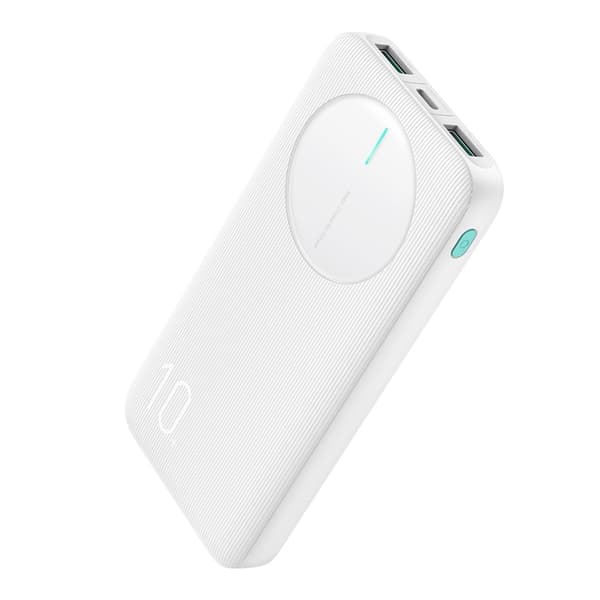 Joyroom Powerbank 10000mAh 2xUSB-A 1xUSB-C 2.4A - Vit Vit
