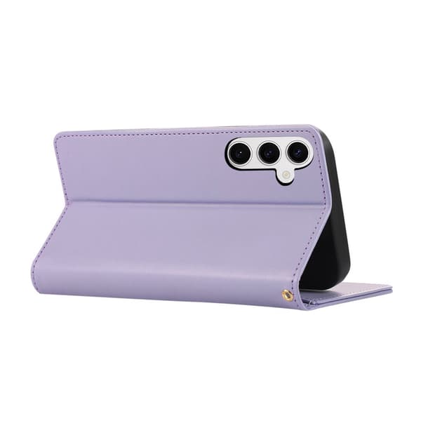 Plånboksfodral för Samsung Galaxy S26 Plus RFID-blockering Ställ - Lila