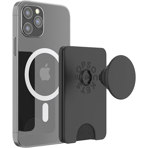 PopWallet for Magsafe kahvalla - musta Black