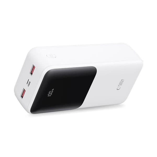 Tech-Protect Powerbank 30000mAh 22.5W - Hvid Vit