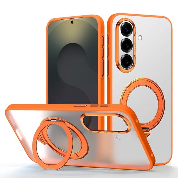 Sulada Mobilskal för Samsung Galaxy S26 Plus Magnetiskt med Kickstand - Orange