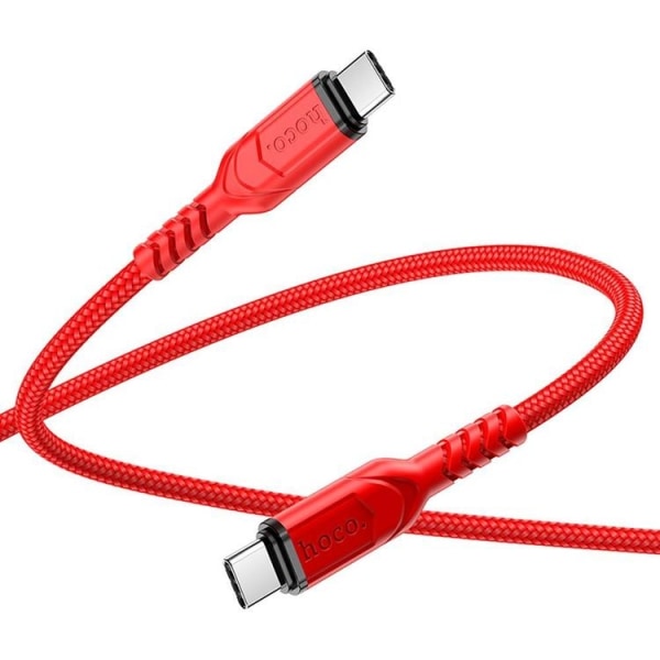 Hoco USB-C til USB-C Kabel 60W 2m - Rød